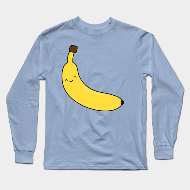 Banana Long Sleeve T-Shirt by WildSloths